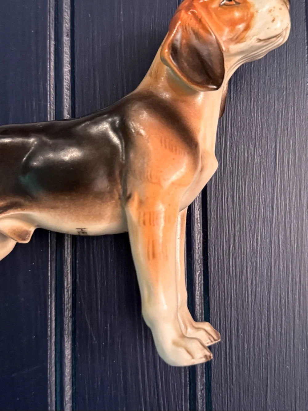 Vintage Lefton Beagle Figurine — Hand-Painted H80521